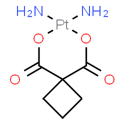 ChemSpider 2D Image | diammine[cyclobutane-1,1-dicarboxylato(2-)-kappa2O1,O1]platinum | C6H12N2O4Pt