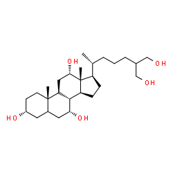 ChemSpider 2D Image | cyprinol | C27H48O5