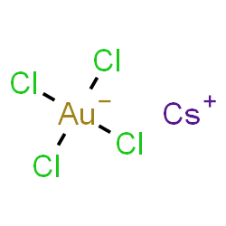 ChemSpider 2D Image | Caesium tetrachloroaurate(1-) | AuCl4Cs