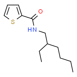 ChemSpider 2D Image | N-(2-Ethylhexyl)-2-thiophenecarboxamide | C13H21NOS