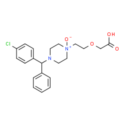 ChemSpider 2D Image | Cetirizine N-Oxide | C21H25ClN2O4