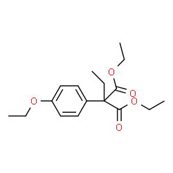 ChemSpider 2D Image | Diethyl (4-ethoxyphenyl)(ethyl)malonate | C17H24O5