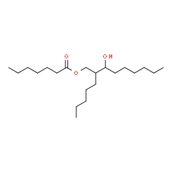 ChemSpider 2D Image | 3-Hydroxy-2-pentylnonyl heptanoate | C21H42O3