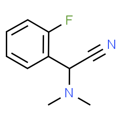 ChemSpider 2D Image | (Dimethylamino)(2-fluorophenyl)acetonitrile | C10H11FN2