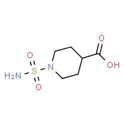 ChemSpider 2D Image | 1-Sulfamoyl-4-piperidinecarboxylic acid | C6H12N2O4S