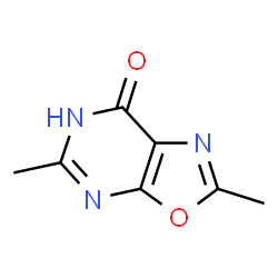 ChemSpider 2D Image | 2,5-Dimethyloxazolo[5,4-d]pyrimidin-7(6H)-one | C7H7N3O2