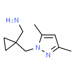 ChemSpider 2D Image | 1-[(3,5-Dimethyl-1H-pyrazol-1-yl)methyl]cyclopropanemethanamine | C10H17N3