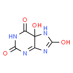 ChemSpider 2D Image | 5-hydroxyisouric acid | C5H4N4O4