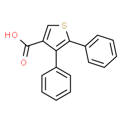 ChemSpider 2D Image | 4,5-Diphenyl-3-thiophenecarboxylic acid | C17H12O2S