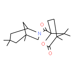 ChemSpider 2D Image | 4,7,7-Trimethyl-1-[(1,3,3-trimethyl-6-azabicyclo[3.2.1]oct-6-yl)carbonyl]-2-oxabicyclo[2.2.1]heptan-3-one | C20H31NO3