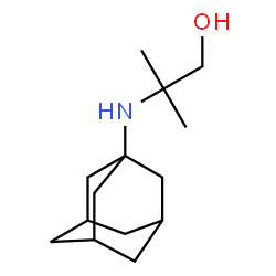 ChemSpider 2D Image | 2-(Adamantan-1-ylamino)-2-methyl-1-propanol | C14H25NO
