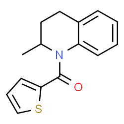 ChemSpider 2D Image | (2-Methyl-3,4-dihydro-1(2H)-quinolinyl)(2-thienyl)methanone | C15H15NOS