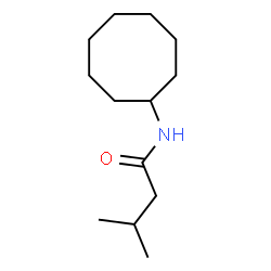 ChemSpider 2D Image | N-Cyclooctyl-3-methylbutanamide | C13H25NO