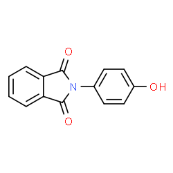 ChemSpider 2D Image | N-(4-HYDROXYPHENYL)PHTHALIMIDE | C14H9NO3