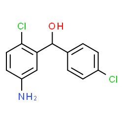 ChemSpider 2D Image | (5-Amino-2-chlorophenyl)(4-chlorophenyl)methanol | C13H11Cl2NO