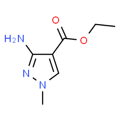ChemSpider 2D Image | Ethyl 3-amino-1-methyl-1H-pyrazole-4-carboxylate | C7H11N3O2