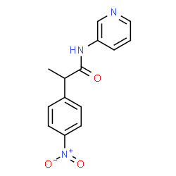ChemSpider 2D Image | 2-(4-Nitrophenyl)-N-(3-pyridinyl)propanamide | C14H13N3O3
