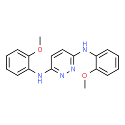 ChemSpider 2D Image | N,N'-Bis(2-methoxyphenyl)-3,6-pyridazinediamine | C18H18N4O2