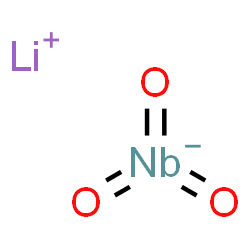 ChemSpider 2D Image | Lithium trioxoniobate(1-) | LiNbO3