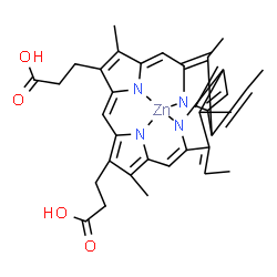 ChemSpider 2D Image | CSID:22252503 | C34H34N4O4Zn