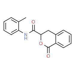 ChemSpider 2D Image | 1-Oxo-isochroman-3-carboxylic acid o-tolylamide | C17H15NO3