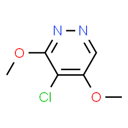 ChemSpider 2D Image | 4-Chloro-3,5-dimethoxypyridazine | C6H7ClN2O2