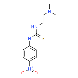 ChemSpider 2D Image | 1-[2-(Dimethylamino)ethyl]-3-(4-nitrophenyl)thiourea | C11H16N4O2S