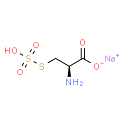 ChemSpider 2D Image | S-Sulfo-L-cysteine sodium salt | C3H6NNaO5S2