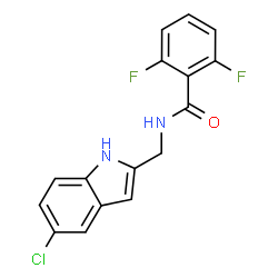 ChemSpider 2D Image | N-[(5-Chloro-1H-indol-2-yl)methyl]-2,6-difluorobenzamide | C16H11ClF2N2O