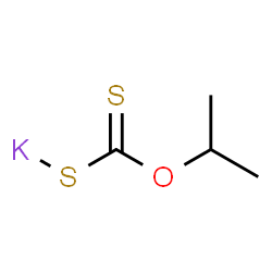 ChemSpider 2D Image | Potassium O-isopropyl carbonodithioate | C4H7KOS2