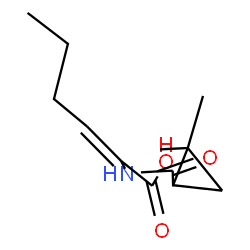 ChemSpider 2D Image | 2-{[(2,2-Dimethylcyclopropyl)carbonyl]amino}-2-hexenoic acid | C12H19NO3