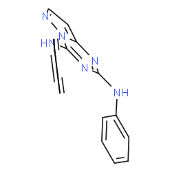 ChemSpider 2D Image | N,N'-Diphenylpyrazolo[1,5-a][1,3,5]triazine-2,4-diamine | C17H14N6