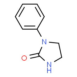 ChemSpider 2D Image | 1-Phenyl-2-imidazolidinone | C9H10N2O