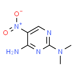 ChemSpider 2D Image | N2,N2-Dimethyl-5-nitro-2,4-pyrimidinediamine | C6H9N5O2