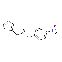 ChemSpider 2D Image | N-(4-Nitrophenyl)-2-(2-thienyl)acetamide | C12H10N2O3S
