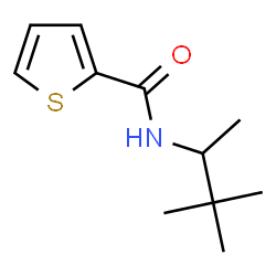 ChemSpider 2D Image | N-(3,3-Dimethyl-2-butanyl)-2-thiophenecarboxamide | C11H17NOS