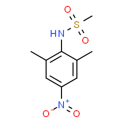 ChemSpider 2D Image | N-(2,6-Dimethyl-4-nitrophenyl)methanesulfonamide | C9H12N2O4S