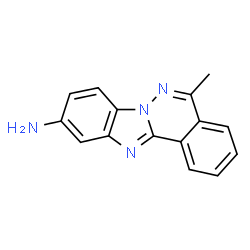 ChemSpider 2D Image | 5-Methylbenzimidazo[2,1-a]phthalazin-10-amine | C15H12N4