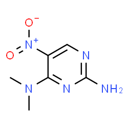 ChemSpider 2D Image | N~4~,N~4~-Dimethyl-5-nitro-2,4-pyrimidinediamine | C6H9N5O2