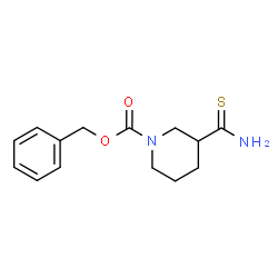 ChemSpider 2D Image | (1-Cbz-3-piperidine)carbothioamide | C14H18N2O2S
