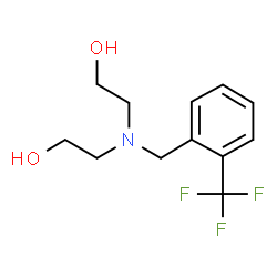 ChemSpider 2D Image | 2,2'-{[2-(Trifluoromethyl)benzyl]imino}diethanol | C12H16F3NO2