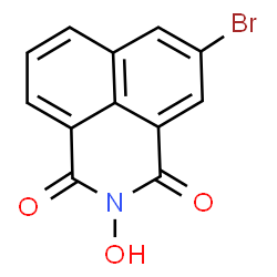 ChemSpider 2D Image | 5-Bromo-2-hydroxy-1H-benzo[de]isoquinoline-1,3(2H)-dione | C12H6BrNO3