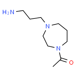 ChemSpider 2D Image | 1-[4-(3-Aminopropyl)-1,4-diazepan-1-yl]ethanone | C10H21N3O