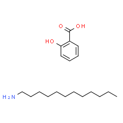 ChemSpider 2D Image | DODECYLAMINE SALICYLATE | C19H33NO3