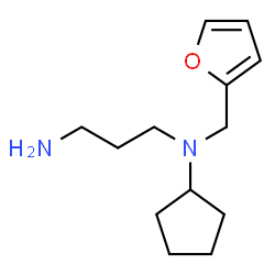 ChemSpider 2D Image | N-Cyclopentyl-N-(2-furylmethyl)-1,3-propanediamine | C13H22N2O