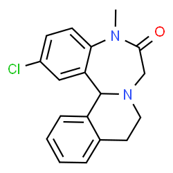 ChemSpider 2D Image | clazolam | C18H17ClN2O