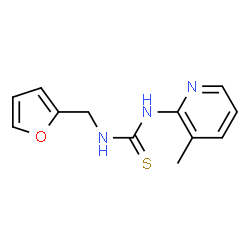 ChemSpider 2D Image | 1-(2-Furylmethyl)-3-(3-methylpyridin-2-yl)thiourea | C12H13N3OS