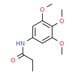 ChemSpider 2D Image | N-(3,4,5-Trimethoxyphenyl)propanamide | C12H17NO4