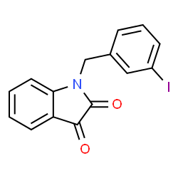 ChemSpider 2D Image | 1-(3-Iodobenzyl)-1H-indole-2,3-dione | C15H10INO2