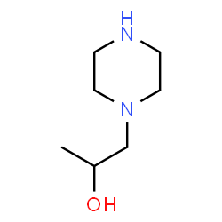 ChemSpider 2D Image | 1-(1-Piperazinyl)-2-propanol | C7H16N2O